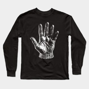 Hand Gesture Long Sleeve T-Shirt